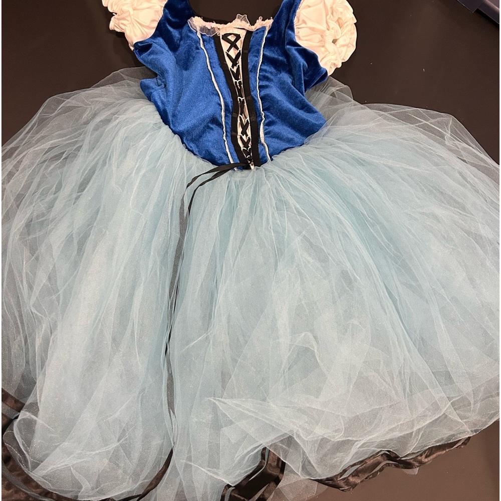 Blue ballet costume